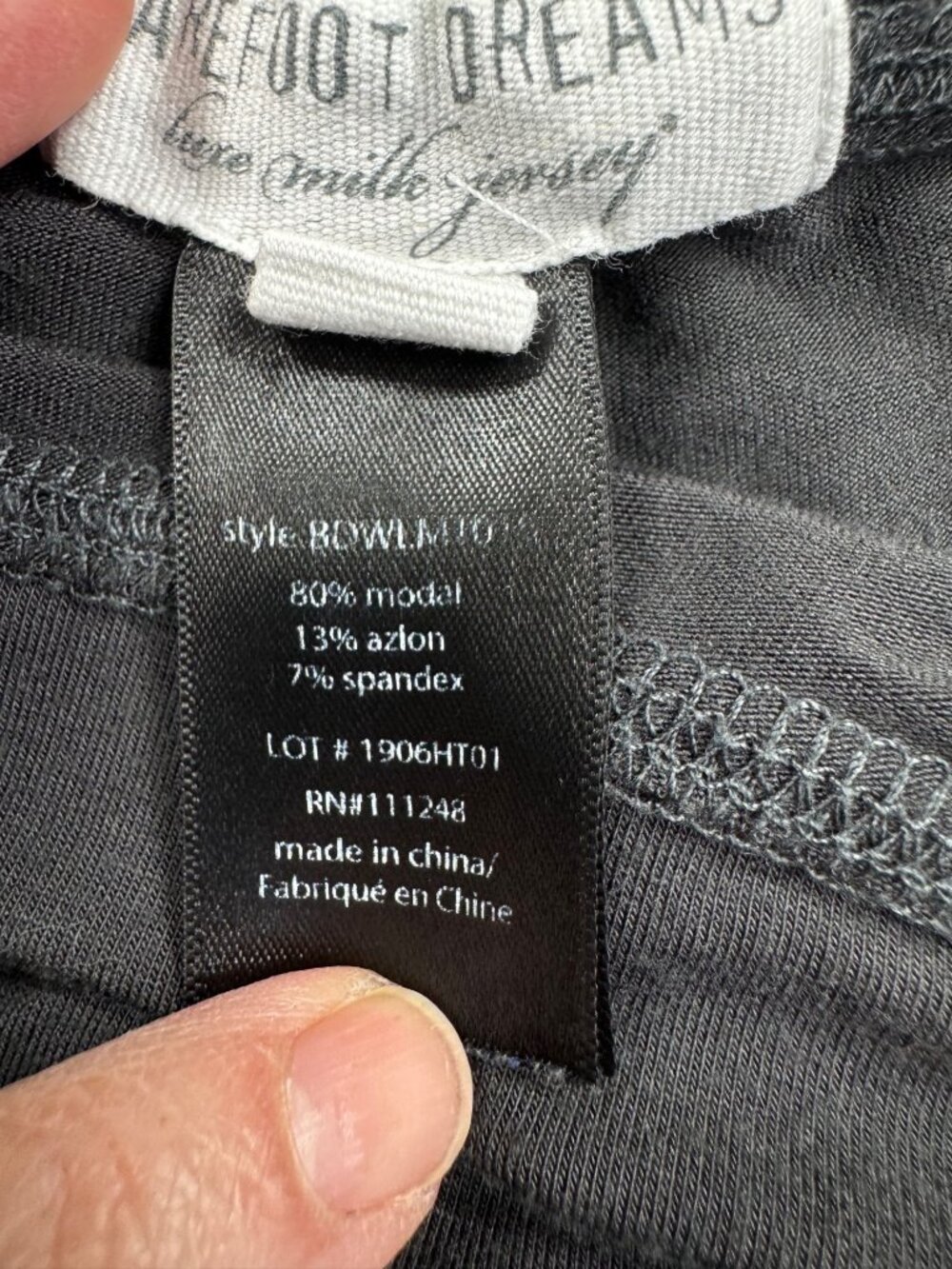 Barefoot Dreams Gray Lounge Pants Sz M Luxe Milk Jersey - Picture 10 of 11